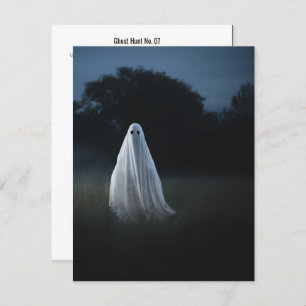 Carte De Remerciements Chasse aux fantômes no 07