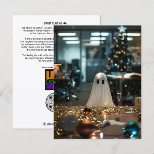 Carte De Remerciements Chasse aux fantômes no 44