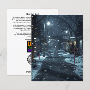 Carte De Remerciements Chasse aux fantômes no 48