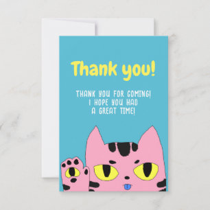 Carte De Remerciements Chat de poche extraterrestre