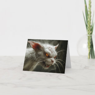 Carte De Remerciements Chat monstre