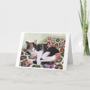 Carte De Remerciements Chats et courtepointes - Zoey