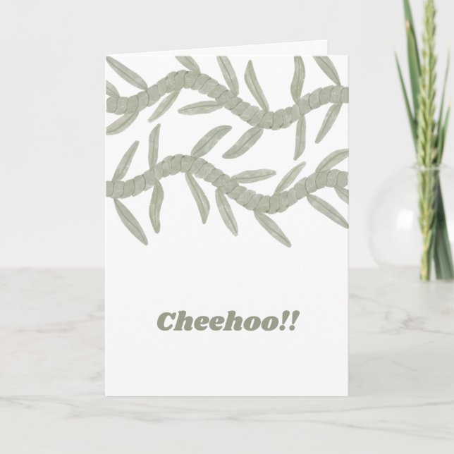 Carte De Remerciements Cheehoo (Devant)