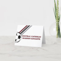 Chevaliers Marron de Football Rayures