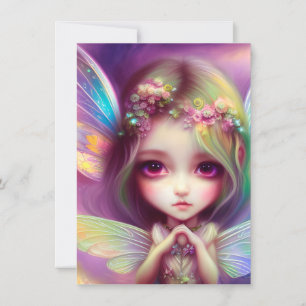 Carte De Remerciements Chibi Girl