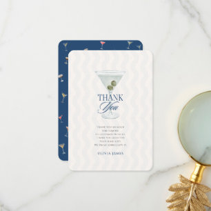 Carte De Remerciements Chic a tini one boy baby shower