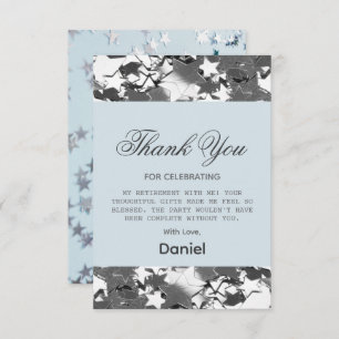 Carte De Remerciements Chic Stars Surprise Retraite Party 2025