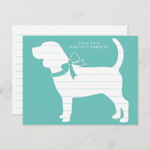 Carte De Remerciements Chien beagle Chien Chien Chien Chien Chien Chien C