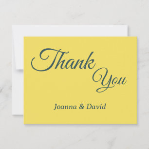 Carte De Remerciements Chiffon minimaliste au citron sur mesure