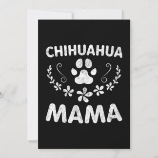 Carte De Remerciements Chihuahua Mama