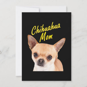 Carte De Remerciements Chihuahua Maman Cadeau pour les propriétaires de c