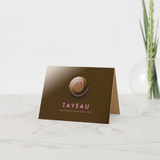 Carte De Remerciements chocolat du gourmet 311-Upscale