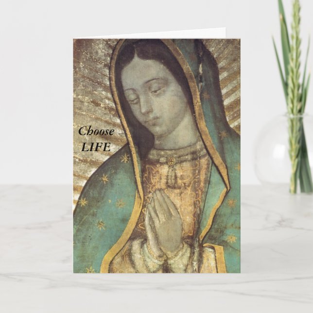 Carte De Remerciements Choisir la vie (Devant)