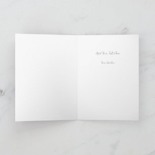 Carte De Remerciements Choisissez le Calme Plutôt que le Chaos Typographi