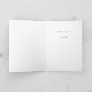 Carte De Remerciements Choisissez le Calme Plutôt que le Chaos Typographi