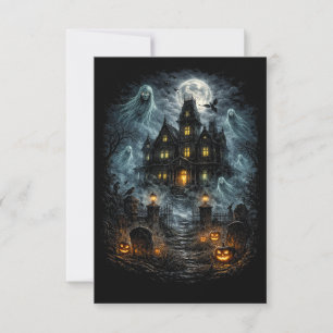 Carte De Remerciements Chuchotements de Blackwood Manor