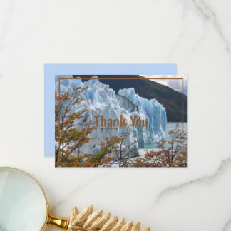 Carte De Remerciements Chute au glacier Perito Moreno, Argentine