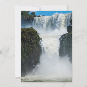 Carte De Remerciements Chutes d'Iguazu, Vertical
