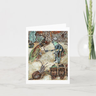 Carte De Remerciements Cicada Cassandra reçoit du courrier