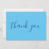 Ciel Bleu Élégant Moderne Écriture Simple