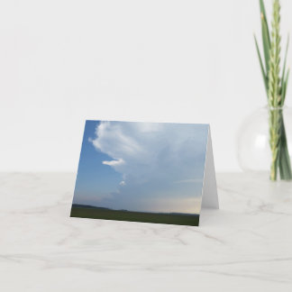 Carte De Remerciements Ciel expansif me faisant entrer dans la belle au-d