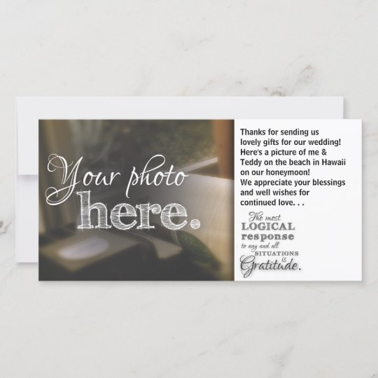 Carte De Remerciements Citation De Gratitude Benediction Inspirante Manda Zazzle Fr