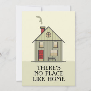 Carte De Remerciements Citation de Maison There's No Place Like Home