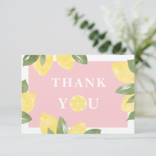 Carte De Remerciements Citrons doux