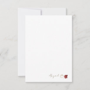 Carte De Remerciements Citrouille d'automne personnalisé