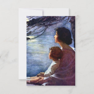 Carte De Remerciements “Clair de lune” par Jessie Willcox Smith