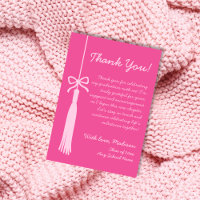Classe Tassel & Bow Rose De 2025 Graduation