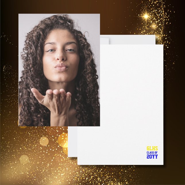 Carte De Remerciements Classe verticale de 2024 Gardiens de photos diplôm (Créateur téléchargé)