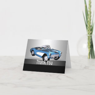 Carte De Remerciements Classic Car Thank You Cards