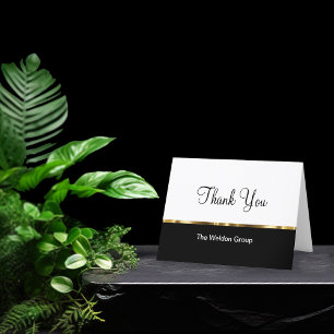 Carte De Remerciements Classy Corporate Thank You Cards Desitt