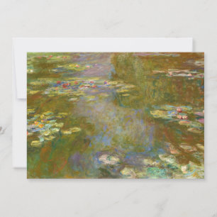 Carte De Remerciements Claude Monet - Bassin aux Nymphéas 1917