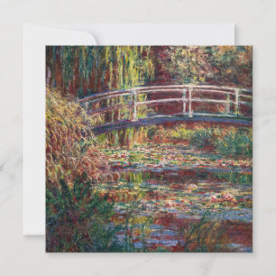 Carte De Remerciements Claude Monet - Bassin aux nymphéas, harmonie rose