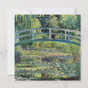 Carte De Remerciements Claude Monet - Bassin aux Nymphéas & Pont Japonais