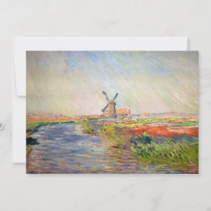 Carte De Remerciements Claude Monet - Champ de Tulipes en Hollande