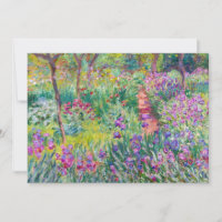 Claude Monet - Le jardin d'Iris à Giverny