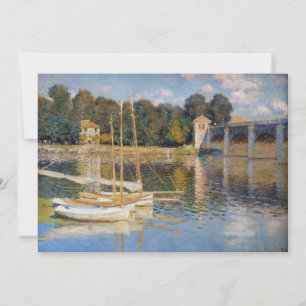 Carte De Remerciements Claude Monet - Le pont Argenteuil