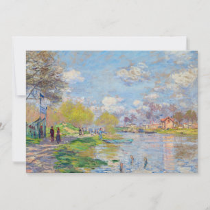 Carte De Remerciements Claude Monet - Le Printemps au bord de la Seine