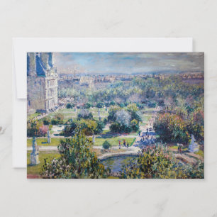 Carte De Remerciements Claude Monet - Les Jardins des Tuileries