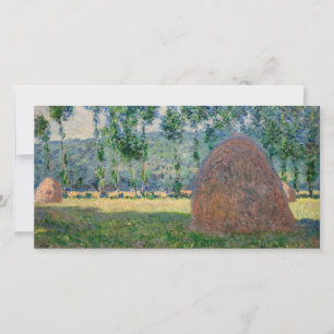 Carte De Remerciements Claude Monet - Meules près de Giverny