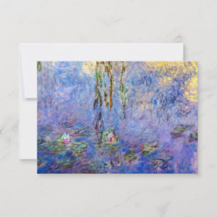 Carte De Remerciements Claude Monet - Nymphéas