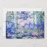 Carte De Remerciements Claude Monet - Nymphéas / Nymphéas 1919<br><div class="desc">Nymphéas (W.1852) - Claude Monet,  Huile sur toile,  1916-1919</div>