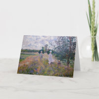 Claude Monet - Promenade près d'Argenteuil