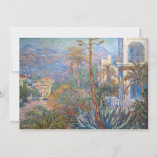Carte De Remerciements Claude Monet - Villas à Bordighera