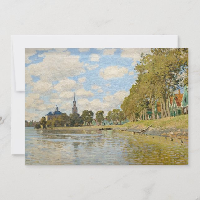 Carte De Remerciements Claude Monet - Zaandam (Devant)