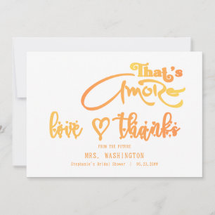 Carte De Remerciements Cocktail Italien Aperol C'est l'Amour Enterrement 