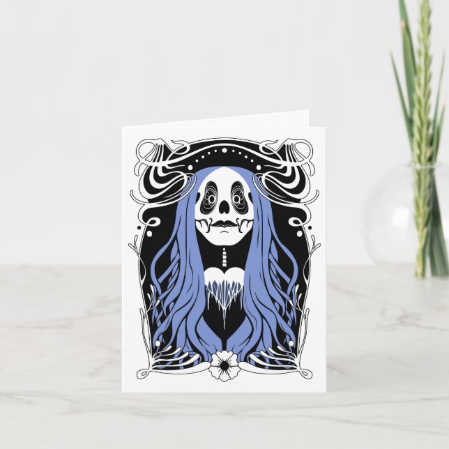 Carte De Remerciements coeur gelé (Devant)